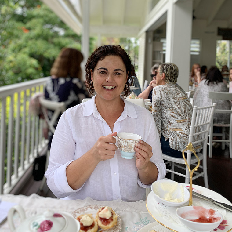 Sally Scott at Teavine House