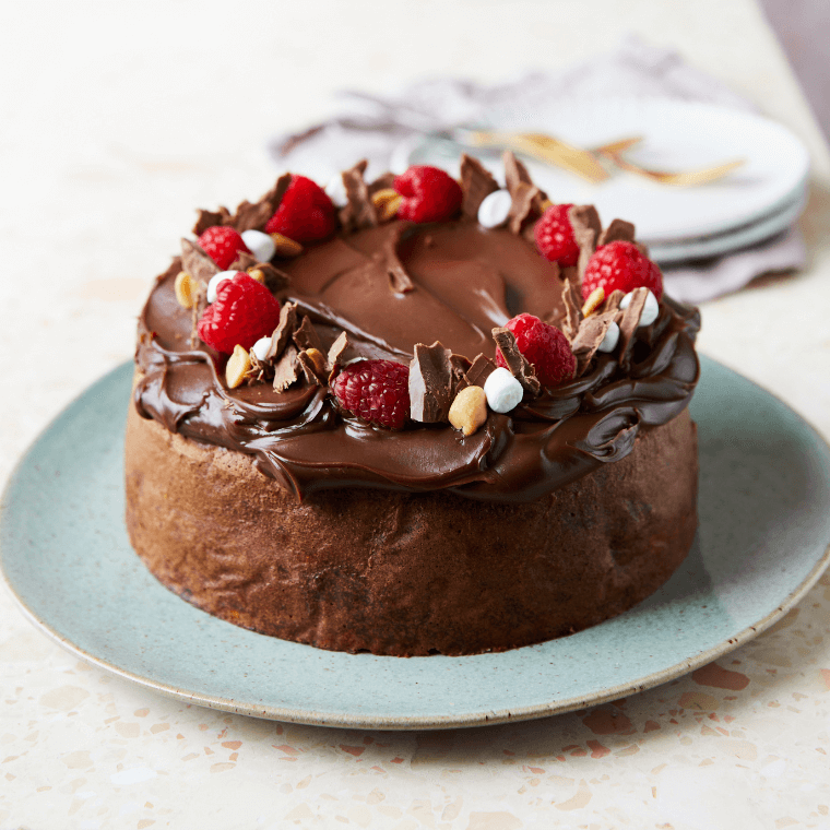 Rocky Road Chocolate Cake