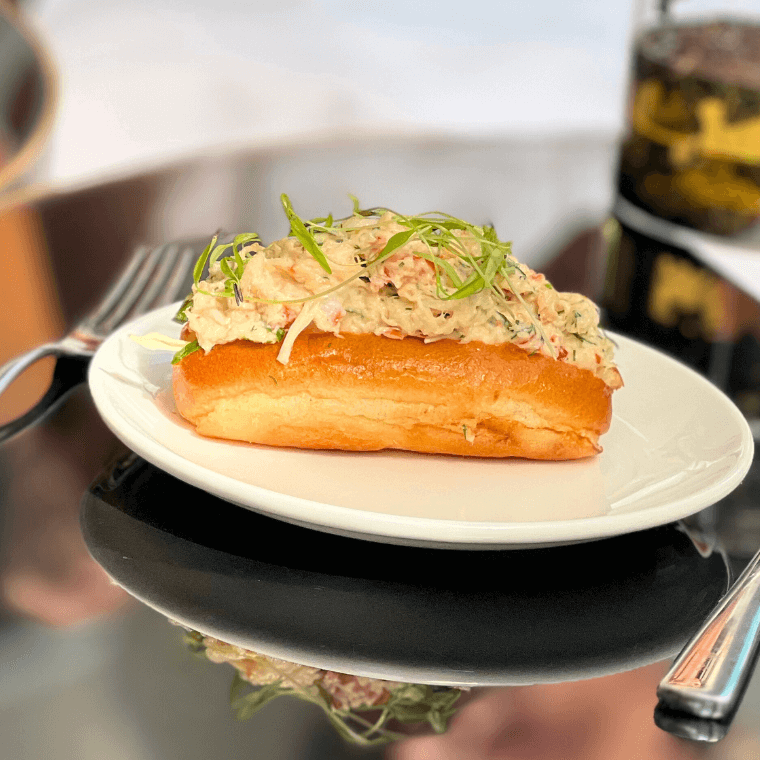 Lobster and prawn roll