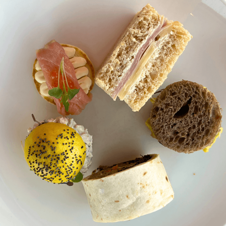 Savoury selection, photo: Angie McBride