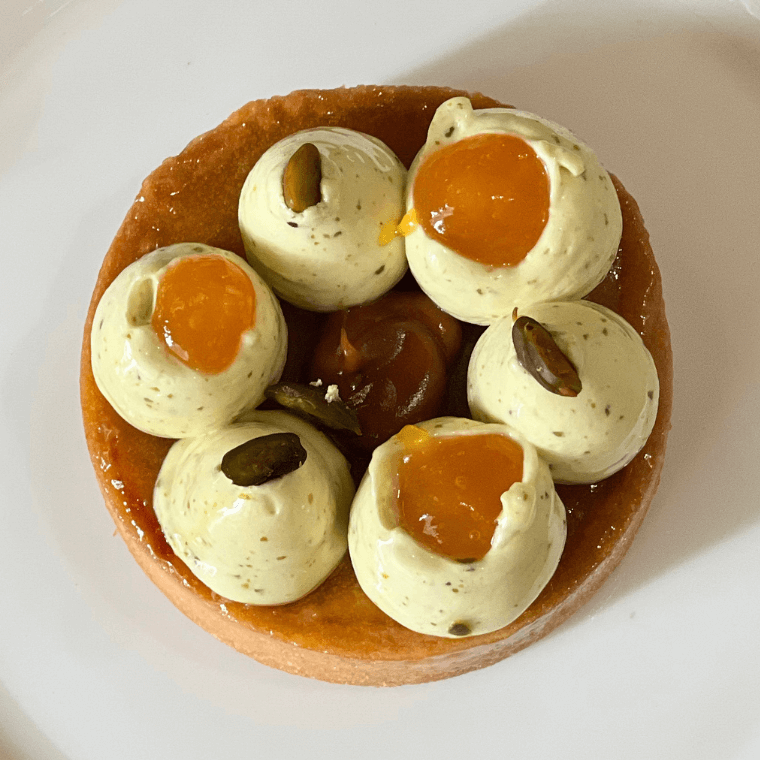 Apricot and Pistachio Tart