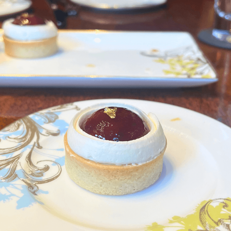 English Plum and Mascarpone Tart