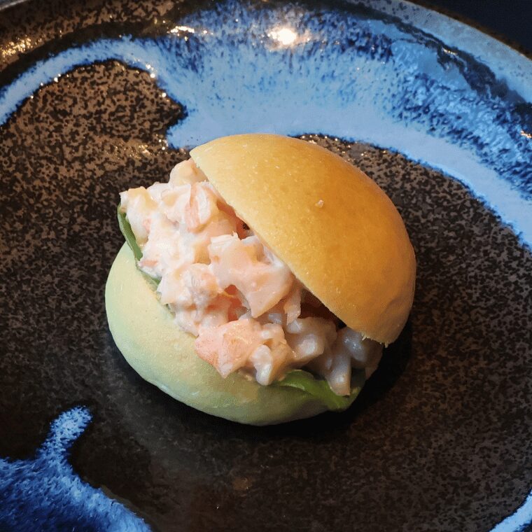 Prawn cocktail brioche with Aussie prawns and seafood sauce