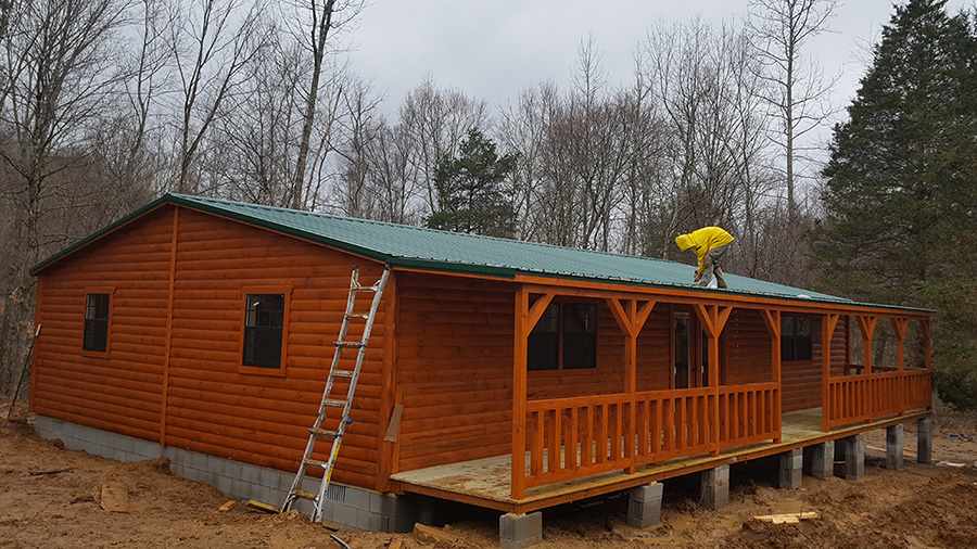 All cabins carry the following standard features: Introducing Our New Double Wide Cabin
