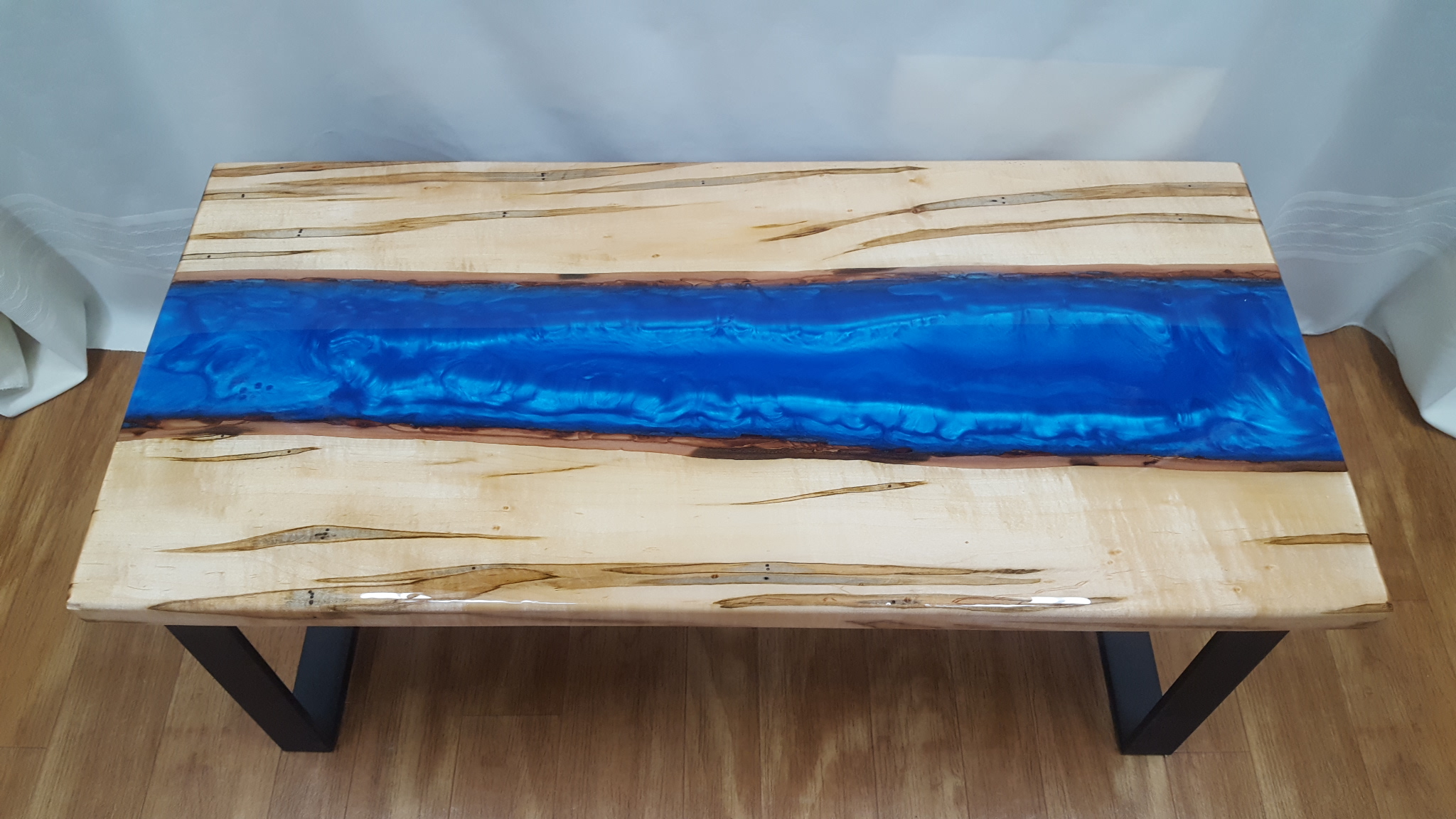 Epoxy river table