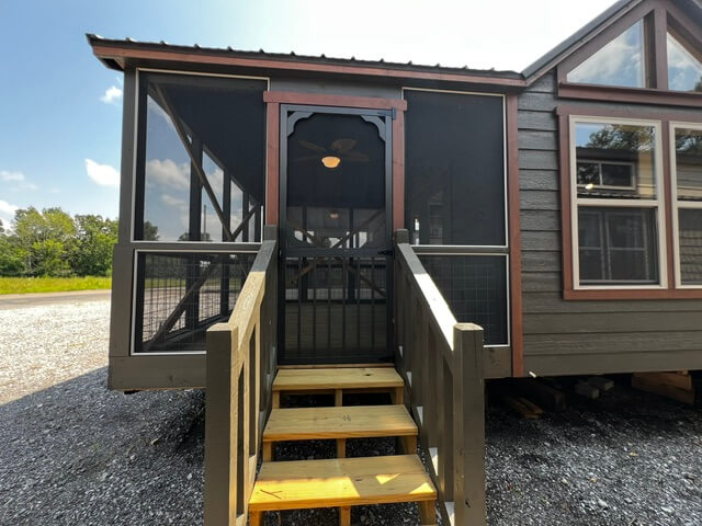 14x38 Smoky Mtn Cabin Park Model - Full Bath- On Display- AVAILABLE NOW - Image 5