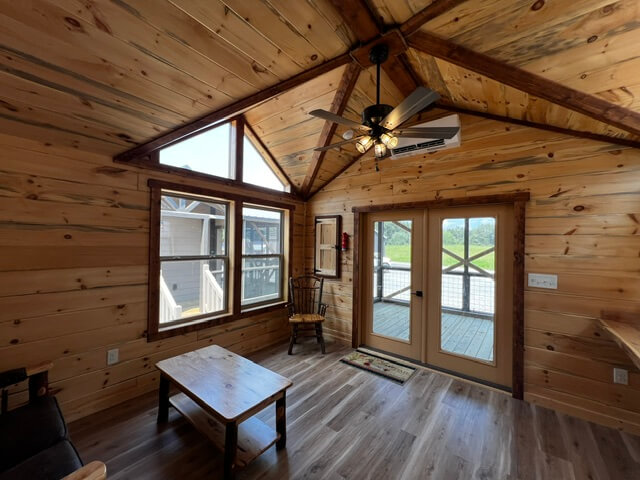 14x38 Smoky Mtn Cabin Park Model - Full Bath- On Display- AVAILABLE NOW - Image 12