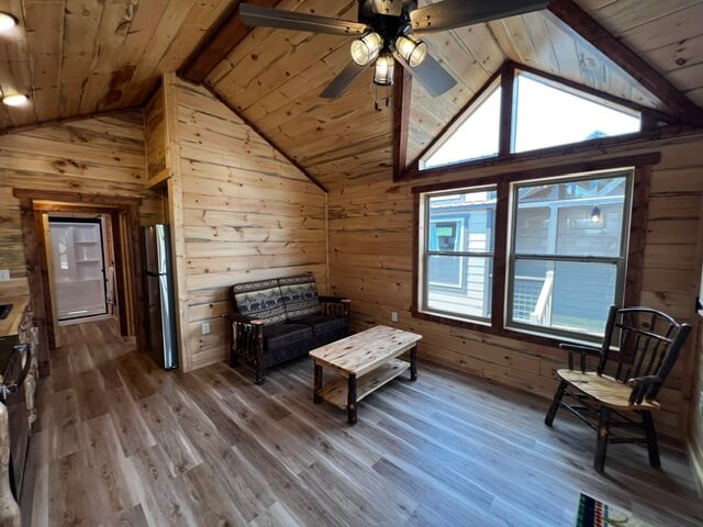 14x38 Smoky Mtn Cabin Park Model - Full Bath- On Display- AVAILABLE NOW - Image 13