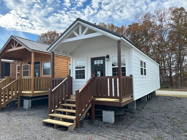 12x38 Country T Cabin Park Model -Available Now ! On Display