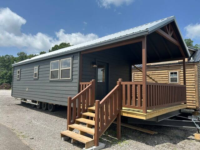 14x38 Country T Cabin Park Model - Turn key Display Model -On Display- AVAILABLE NOW