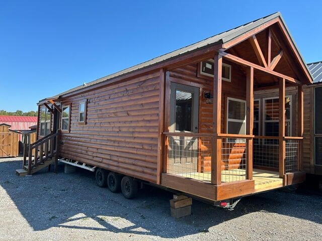 11'2"x40' Country T Cabin Park Model - Turn key- Available Now- On Display