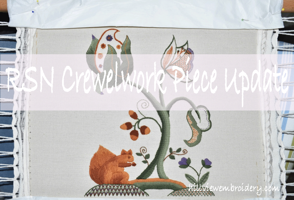 Jacobean Crewelwork is the first module of the RSN Certificate Course.