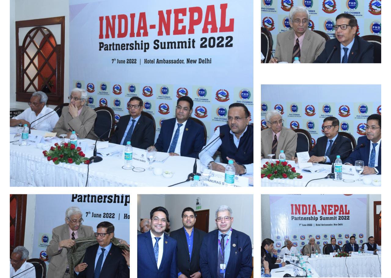 Nepal-India Partnership Summit-2022 organized in New Delhi today