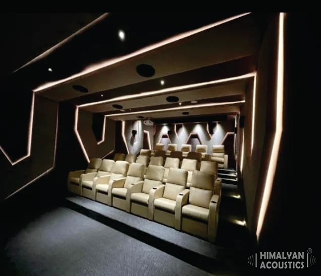 Home theater acoustic treatment