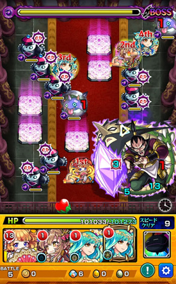 道円さんとアイアンメイデンジャンヌさんと運極478～481体目。