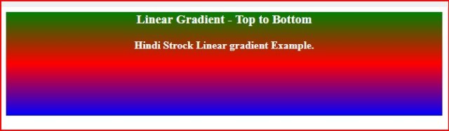 linear gradient example 