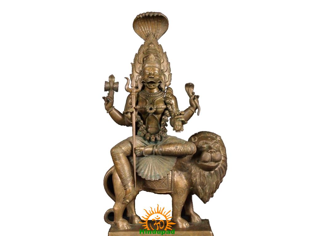 Goddess Pratyangira Devi Statue | HinduPad