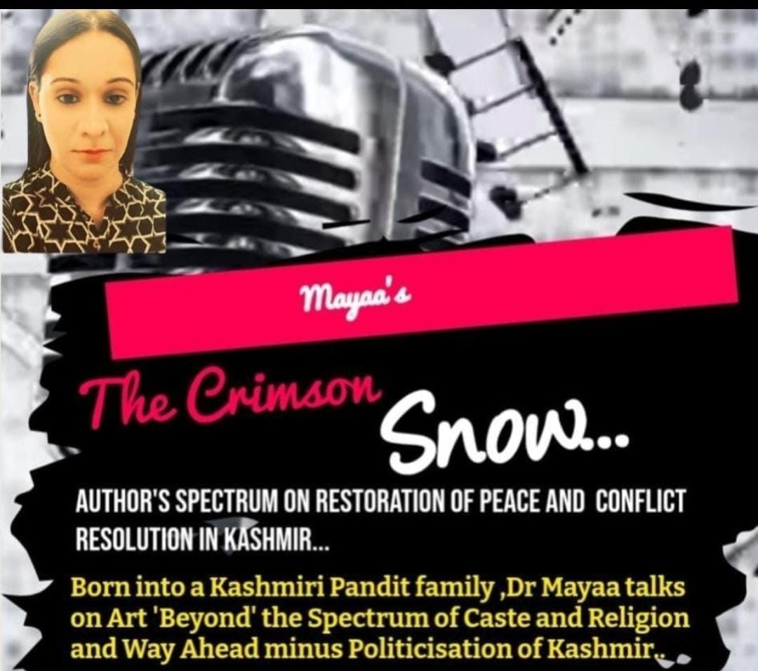 Mayaa SH speaks on "Art Beyond Boundaries and The Rise of the Kashmiri Art and Culture"