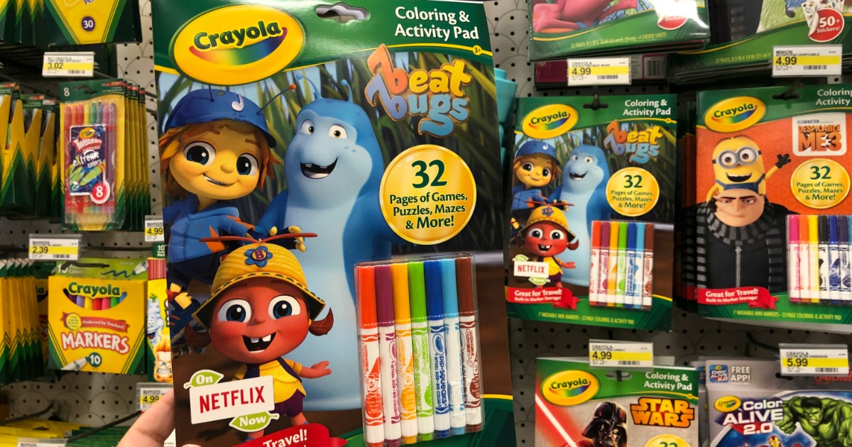 40 off crayola beat bugs coloring sets at target just