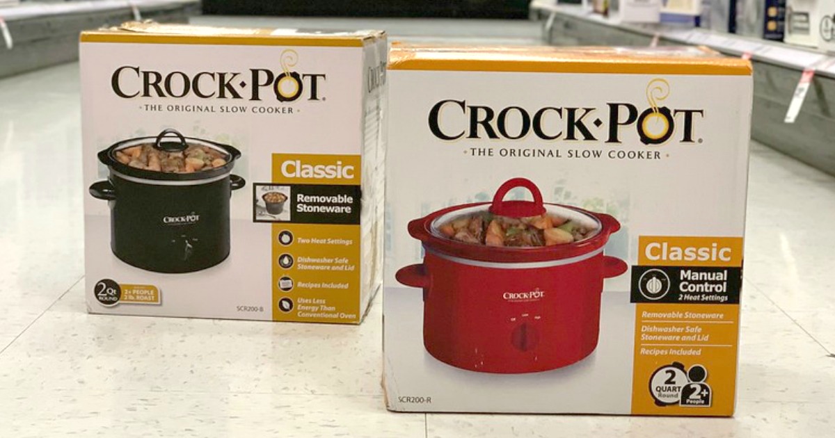 Crock-pot 2-quart slow cooker only $7.99 at target.com