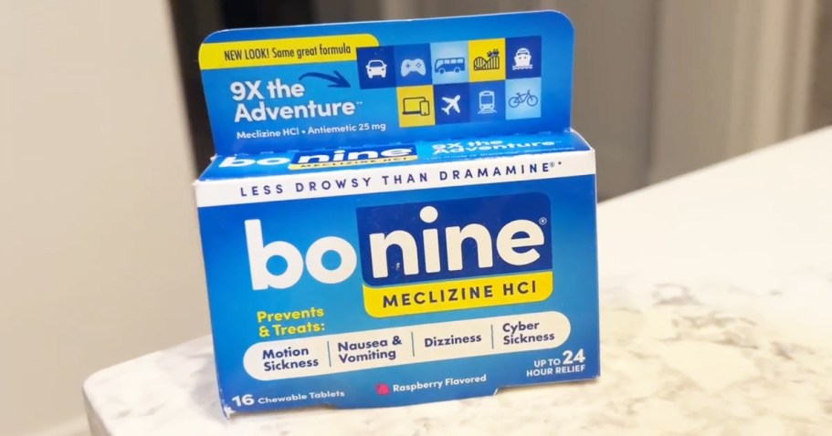 Bonine Motion Sickness Relief Tablets 16-Count Only Shipped on Amazon Bonine Motion Sickness Relief Tablets 16-Count Only Shipped on Amazon