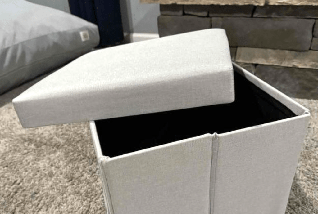Highly-Rated Collapsible Storage Ottoman Just  on Target.com | Great for Dorm Rooms