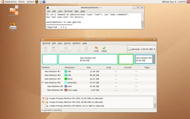 Linux でのスワップ