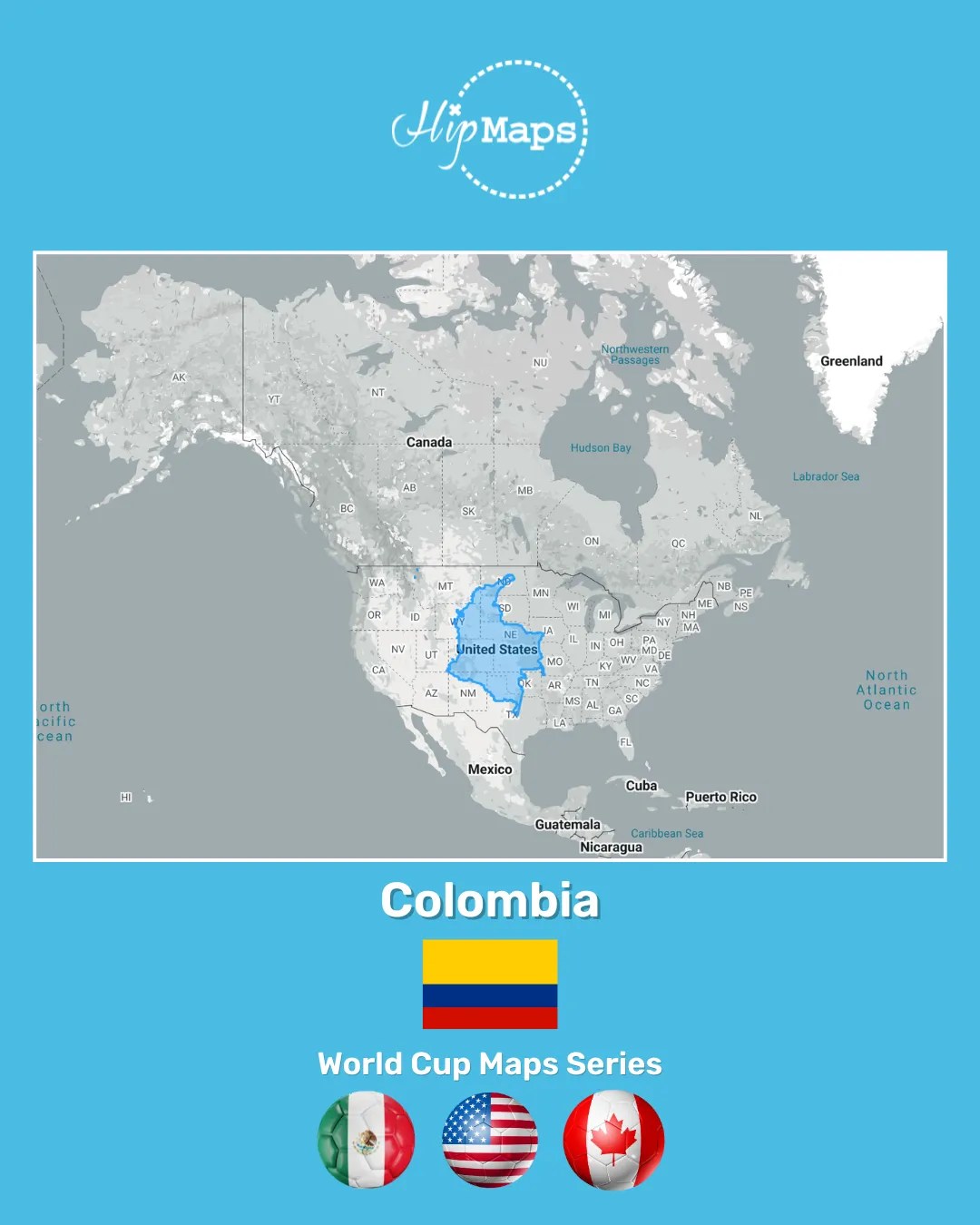 2026 World Cup Map Series Perspective On The Size Of 8 