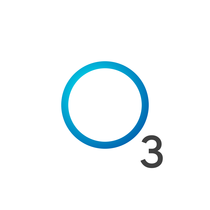 Circular logo with custom gradient rotation animation.