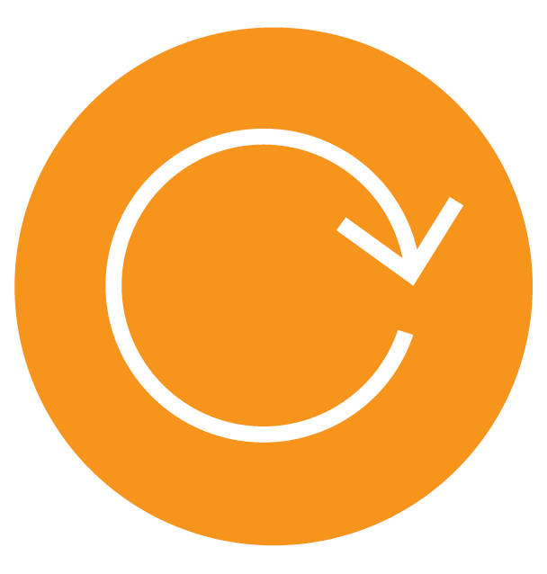 Icon of a turning arrow