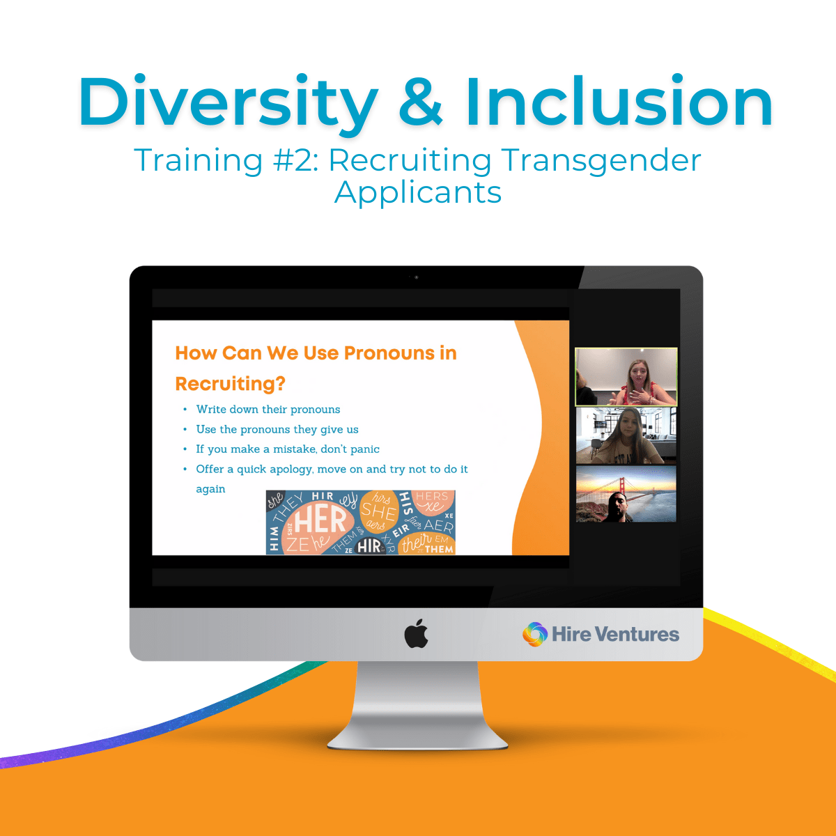Our second virtual D&I training was on recruiting transgender applicants