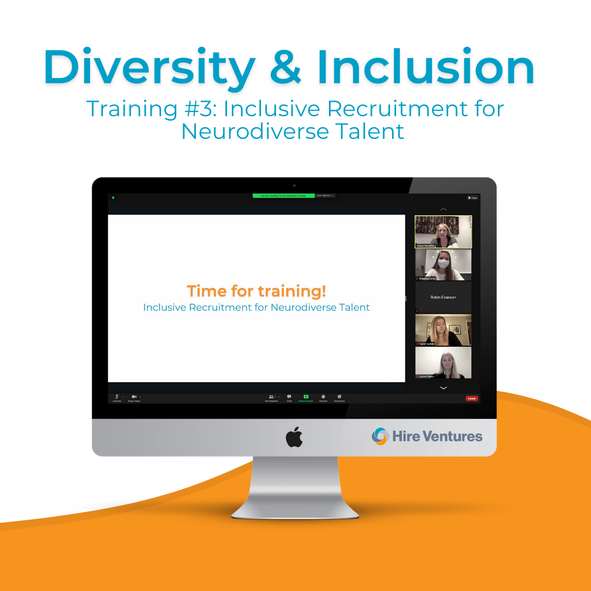 our second D&I virtual training was on recruiting neurodiverse talent