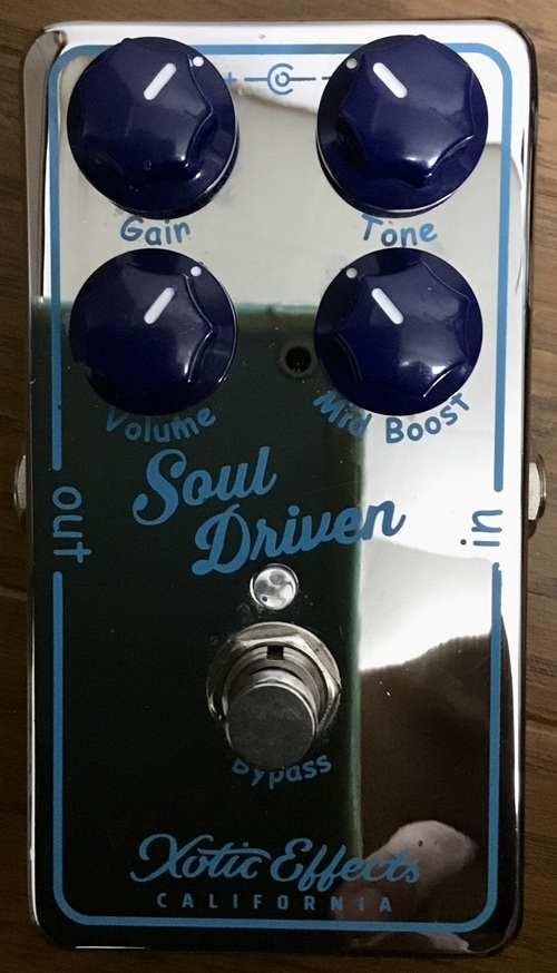 ギターに合わせたドライヴ・エフェクター（Xotic Soul Driven） | HIRO