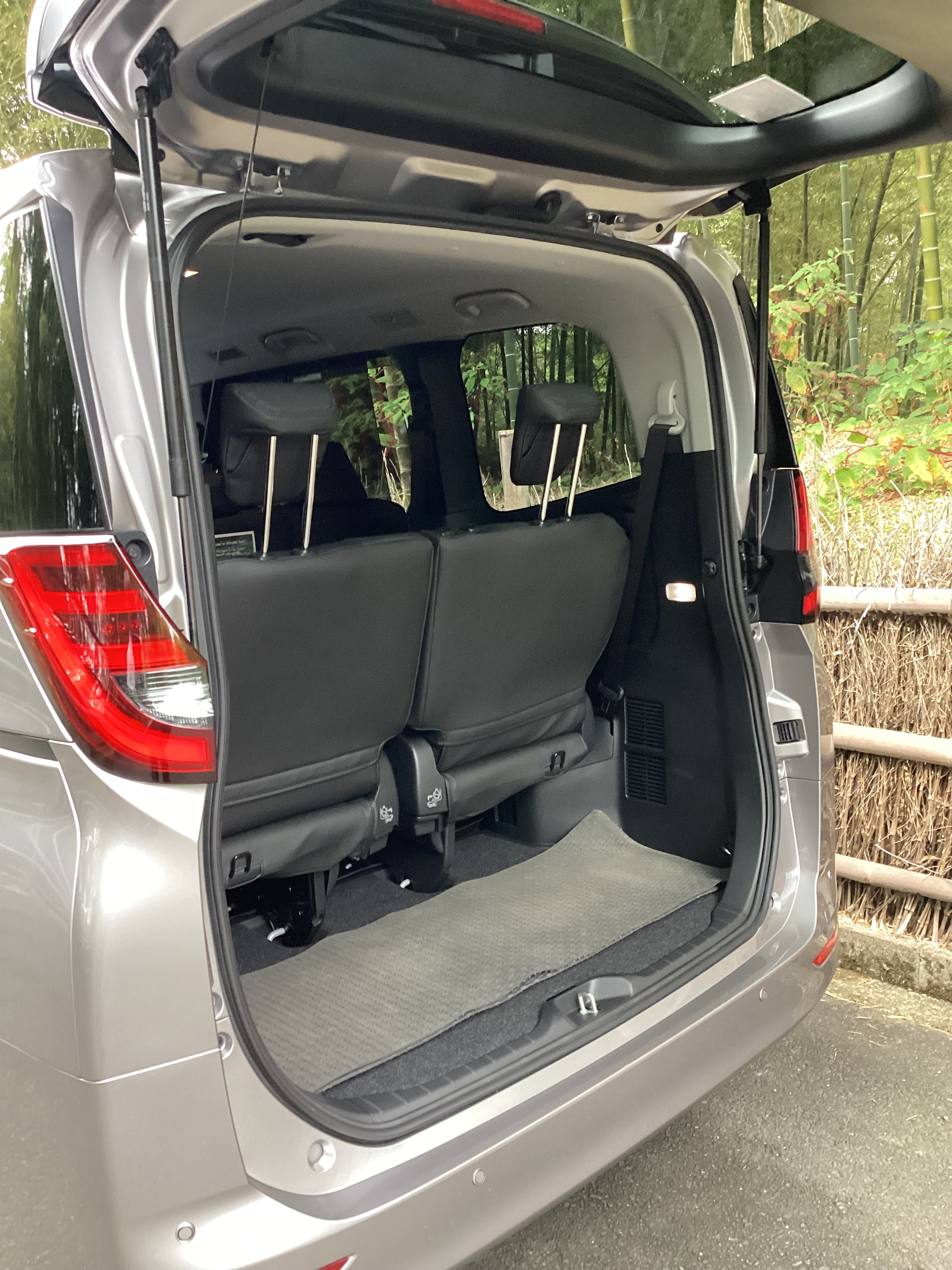 For two medium-size suitcases.