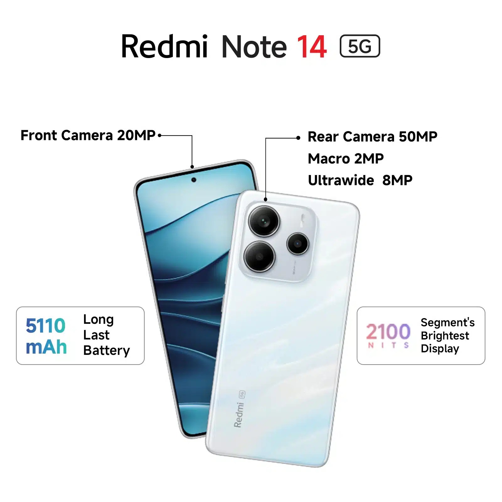 Redmi Note 14 5G 8GB RAM 256GB ROM