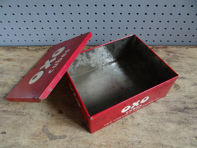 OXO Cubes tin - H is for Home
