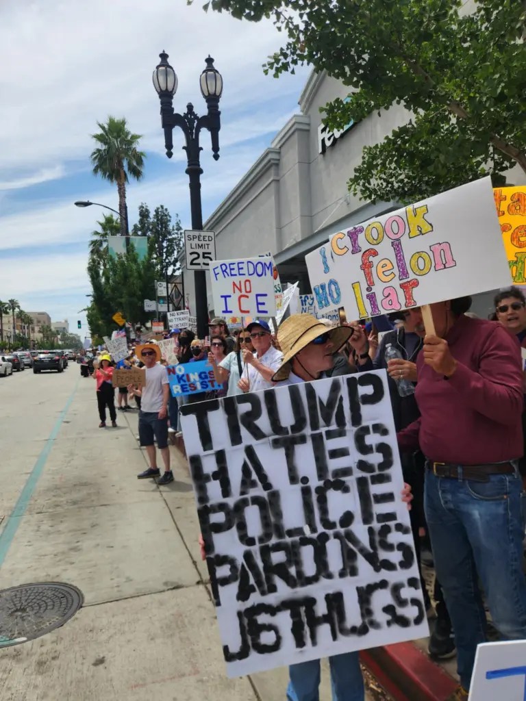 Protestas en Pasadena el 14 de junio / Pedro Rojas