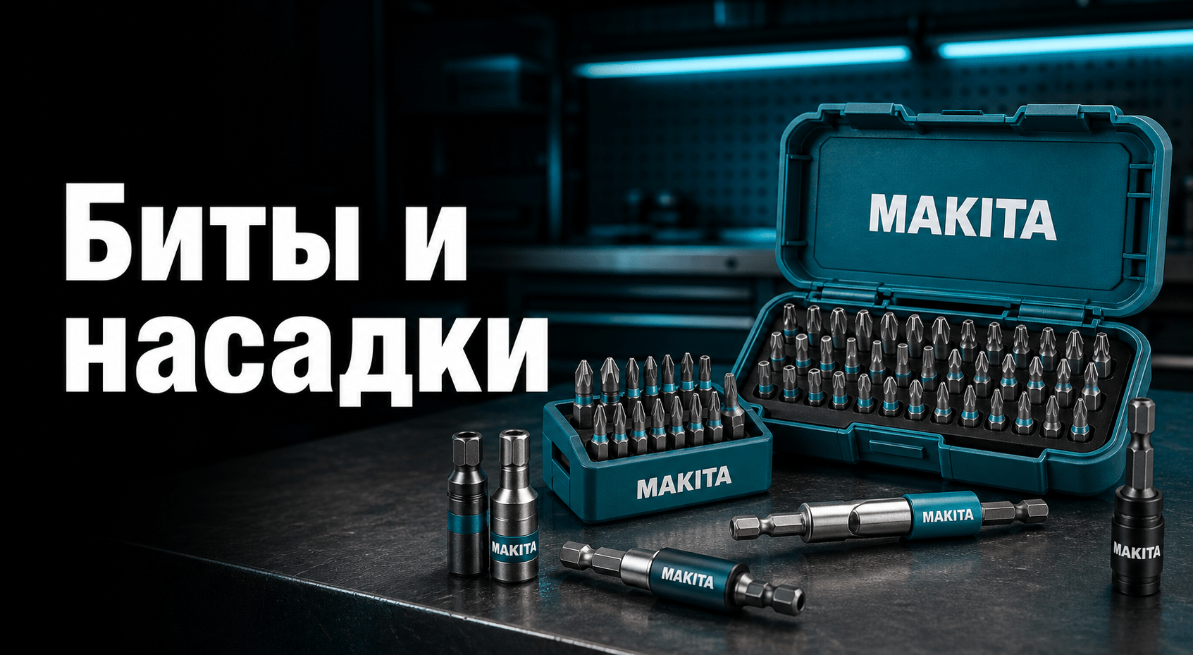Биты и насадки — аксессуары Makita