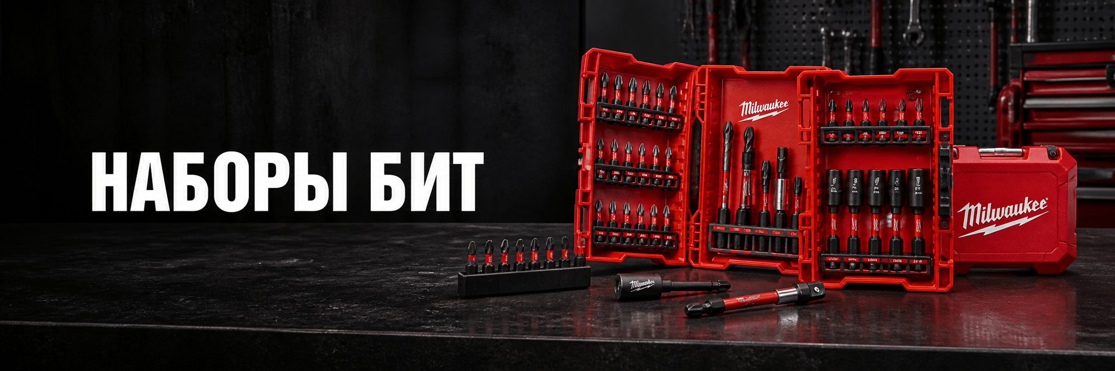 Наборы бит — аксессуары Milwaukee