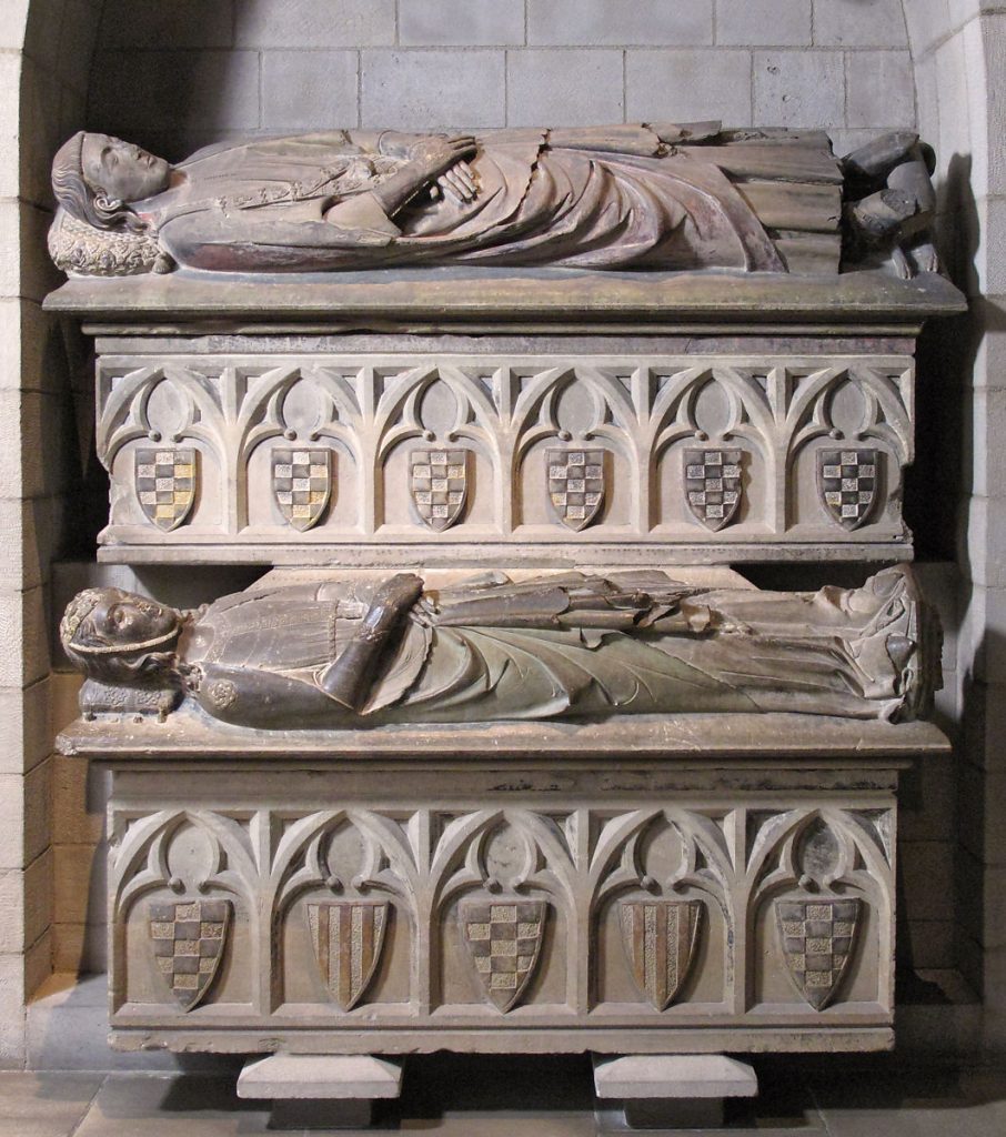 Sepulcro de Álvar I Rodrigo de Cabrera y su mujer Cecilia de Foix