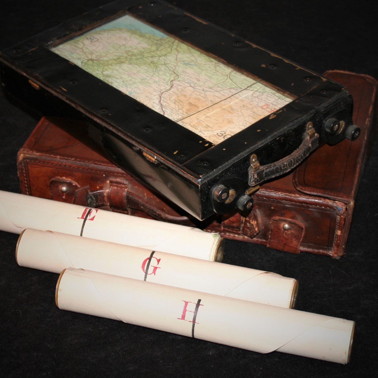 CTC Cycling Roller Map c1910