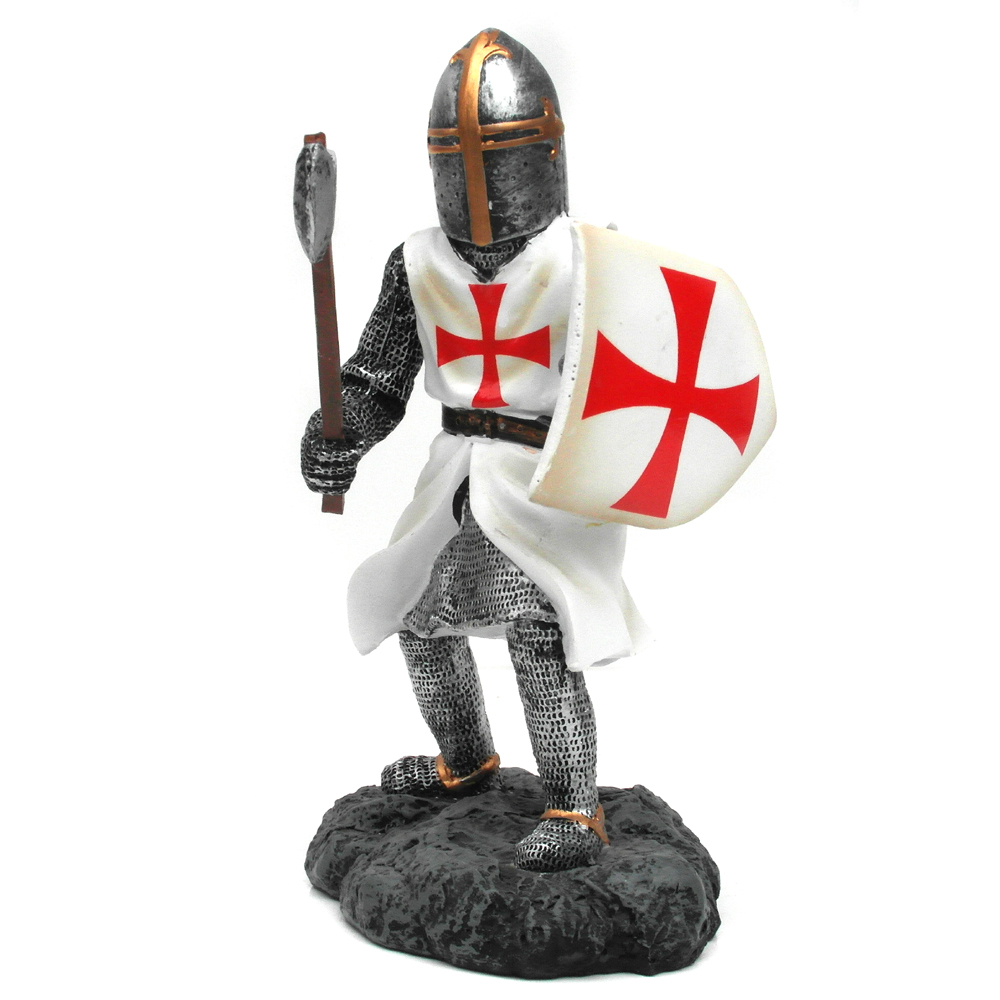 Crusader/Knights Templar Figure with Axe: