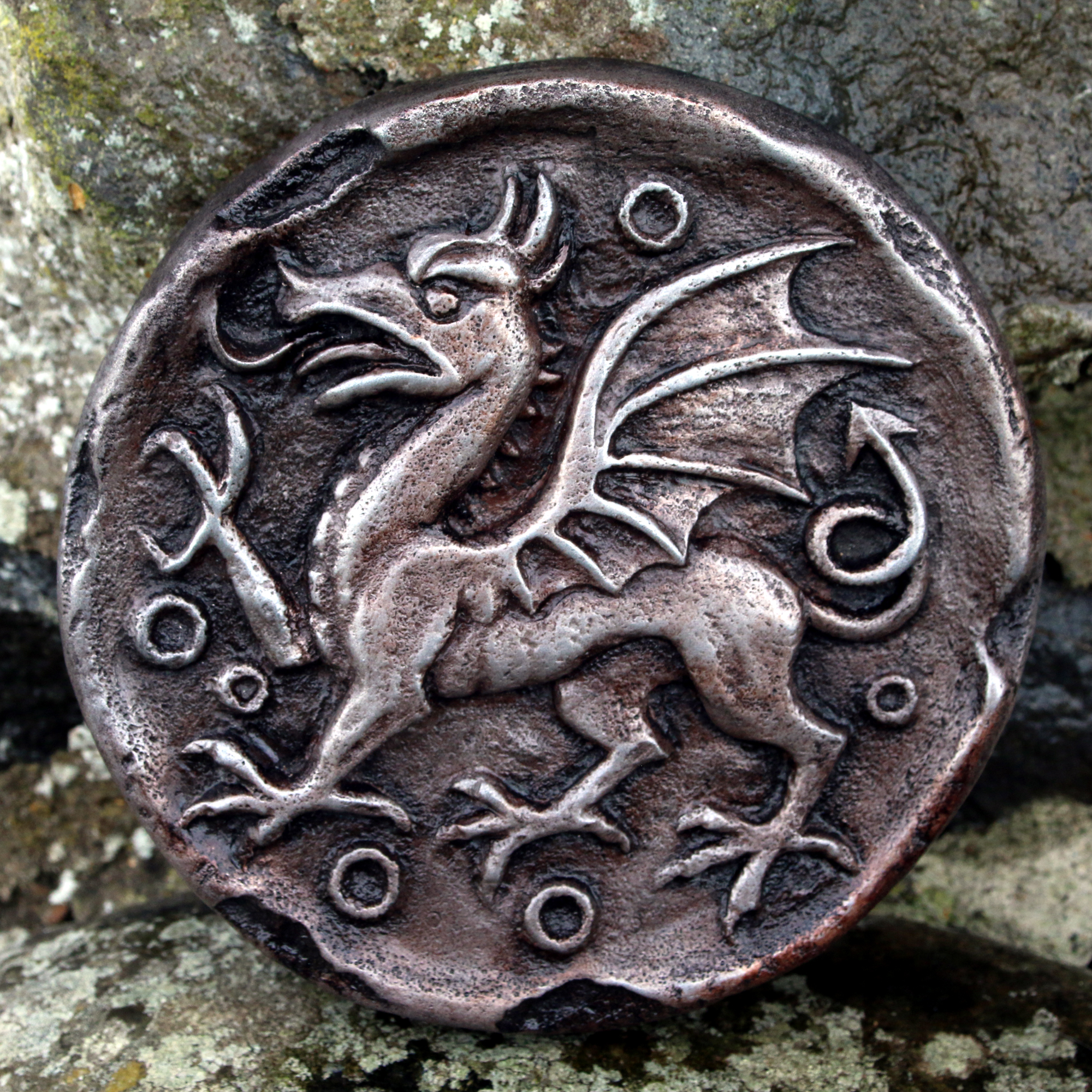Welsh Dragon In Steel