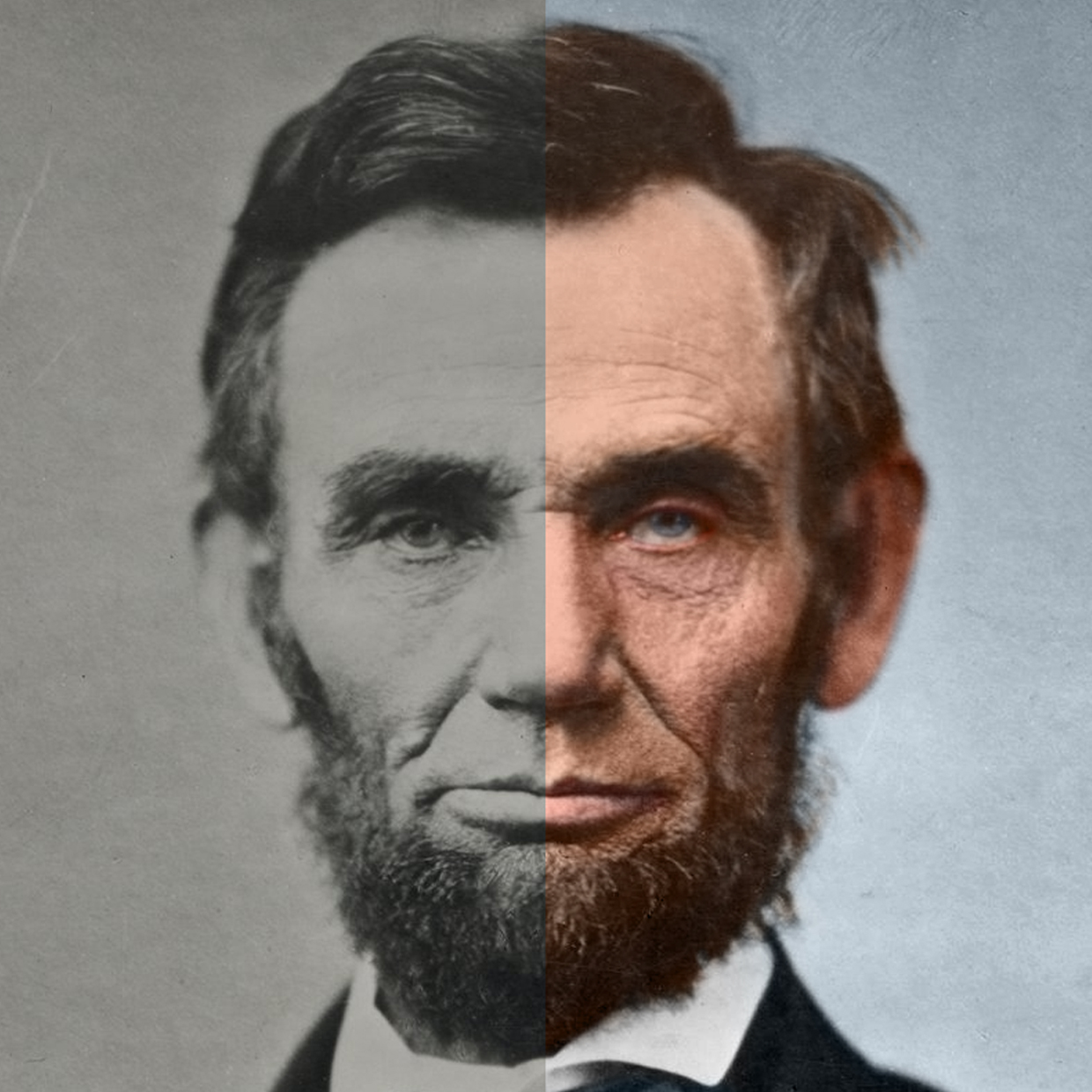 colourised historical photos