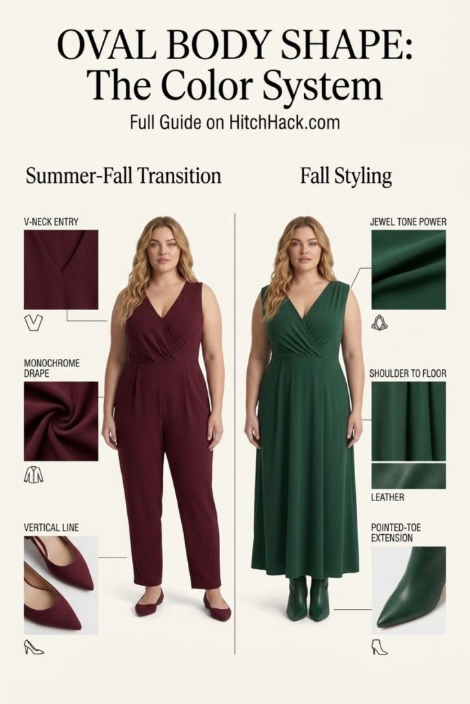 Oval Body Shape - The Color System: The Styling Mistakes That Keep Oval Body Shapes From Looking Their Best
