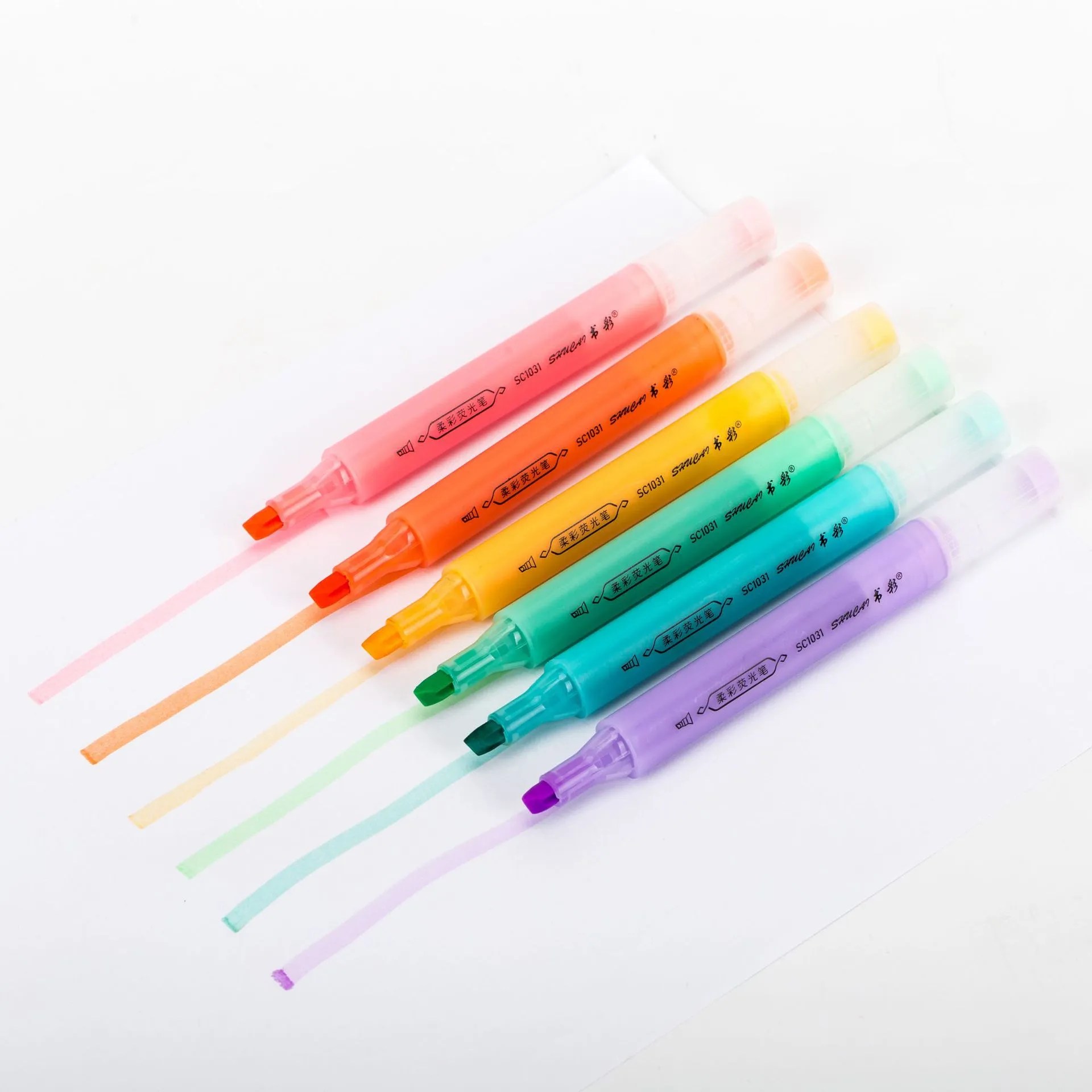 Pocket special painting graffiti student notes draw key mark watercolor pen large capacity wholesale soft color highlighter - Image 4