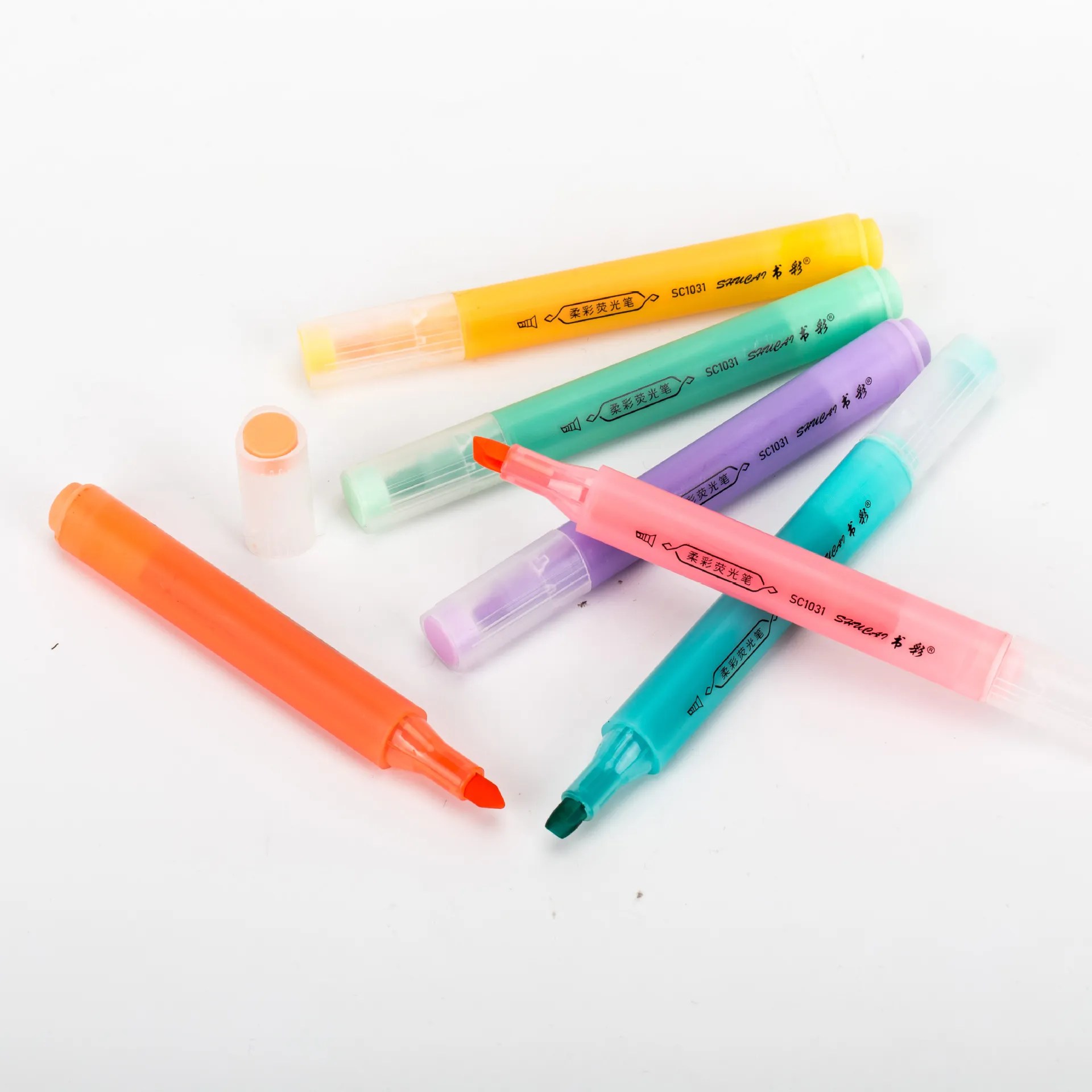 Pocket special painting graffiti student notes draw key mark watercolor pen large capacity wholesale soft color highlighter - Image 2