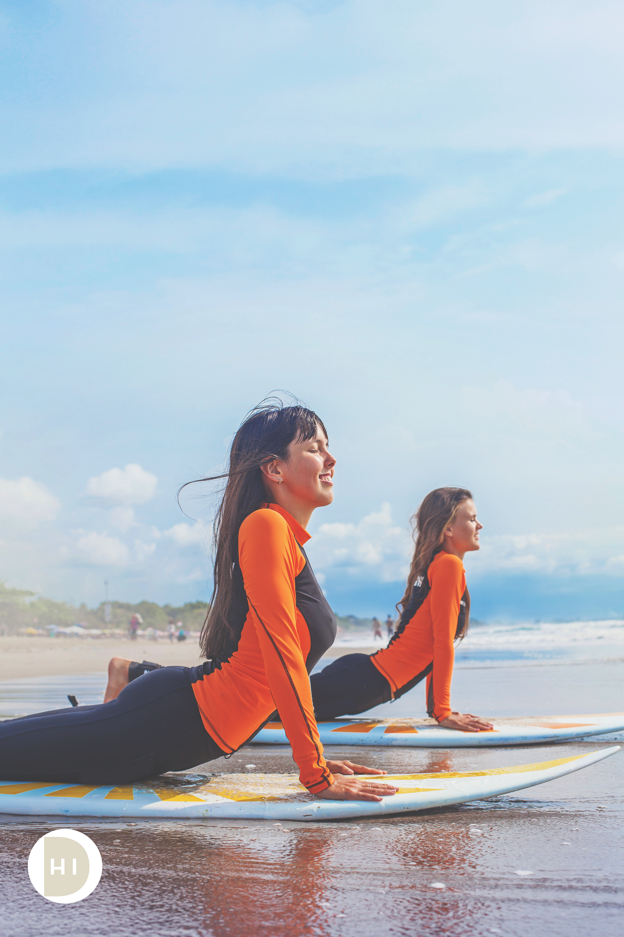 Training on the beach