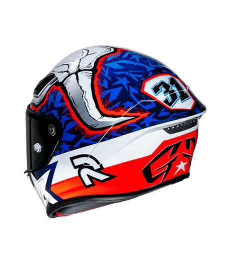 Casque Moto Intégral HJC RPHA 1 Ben Spies Silver Star - Taille L, Homologué ECE 22.06 Et FIM - 6