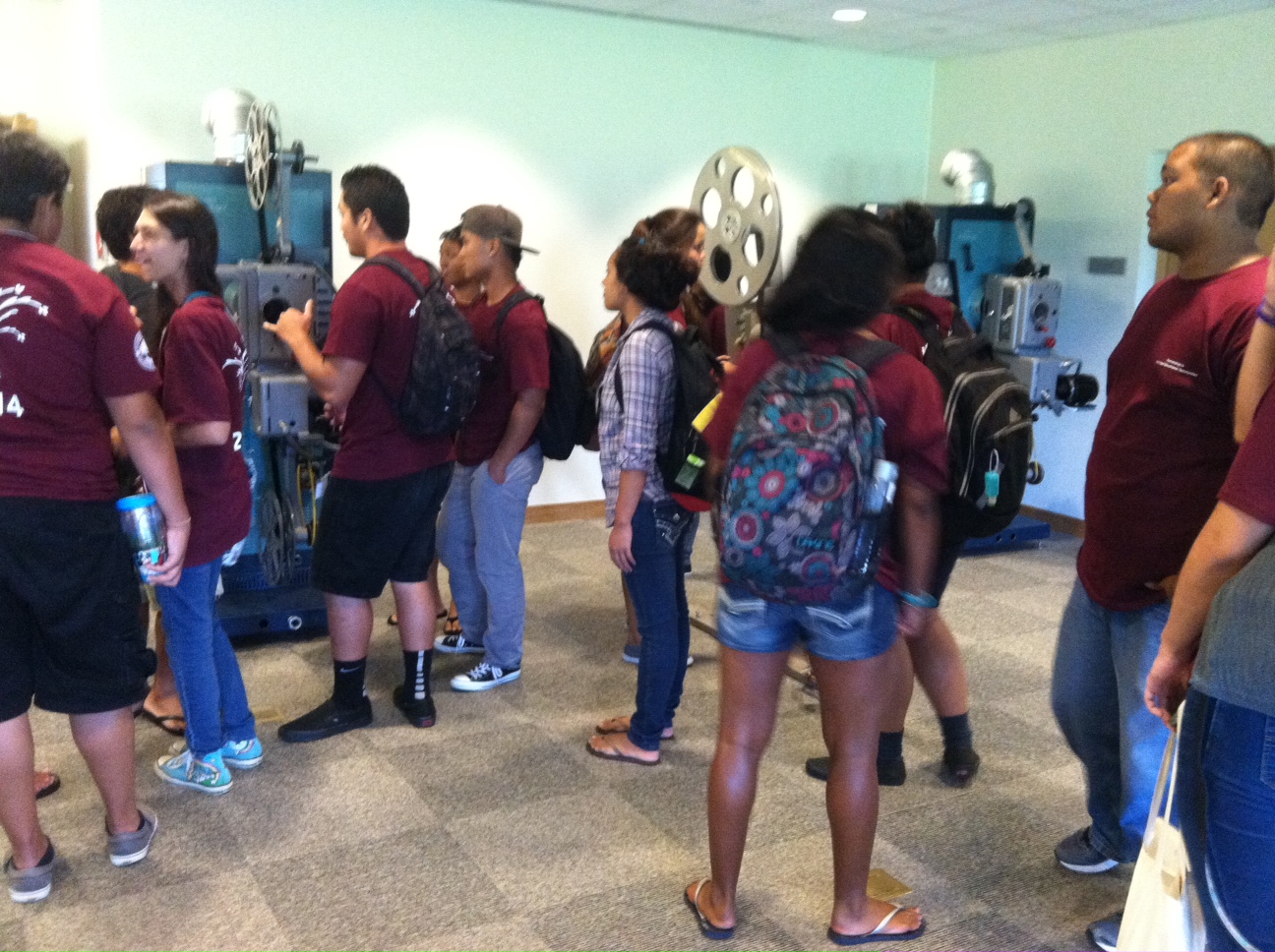 Punahou's Pueo Program checking out our new display